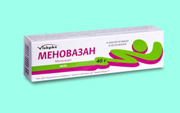 меновазин мазь
