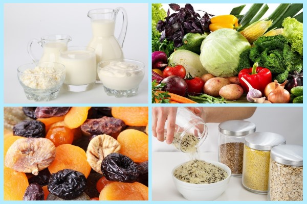 Полезные продукты при артрите: молочнокислые, овощи, сухофрукты, крупы