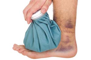 Охлаждение Помощь и лед