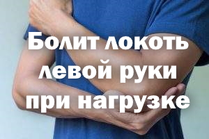 Болит локоть левой руки при нагрузке Болит локтевой сустав левой руки при нагрузке