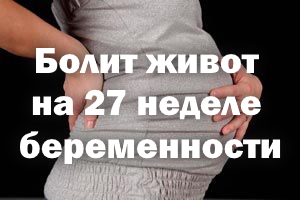 Болит живот на 27 неделе беременности Болит животик на 27 неделе беременности